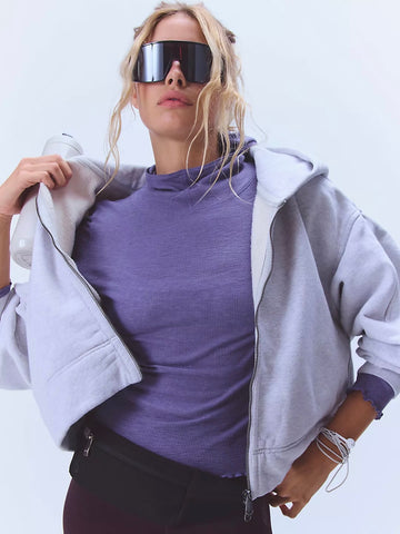 Free People Breathe Easy Layer - Graphite