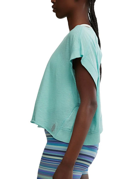 Free People My Time Tee - Blue Wave