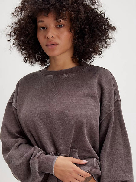 Free People Slow It Down Pullover - French Toast