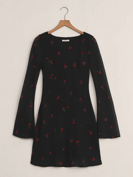 ZSupply Campbell Rio Floral Mini Dress - Black