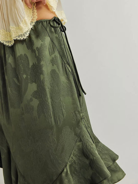 Free People Autumn Promenade Maxi Skirt - Adventurer