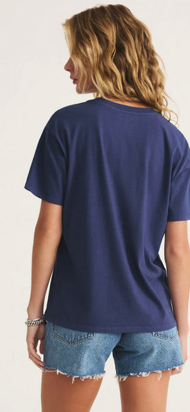 ZSupply Party Boyfriend Tee - Yacht Blue