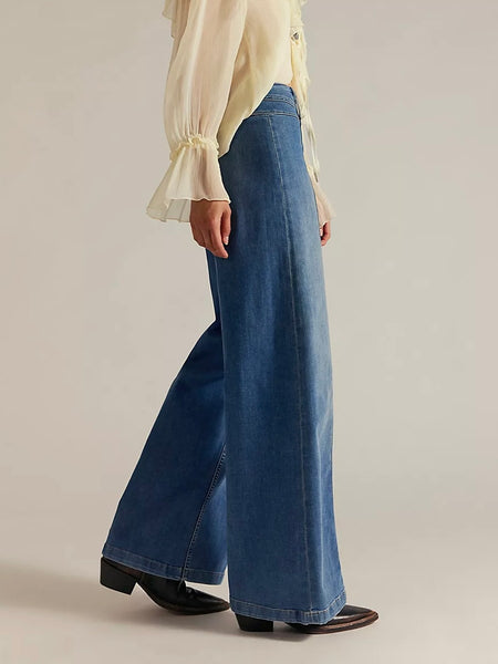 Free People Libre Wide Leg Jeans - Goodie Goodie