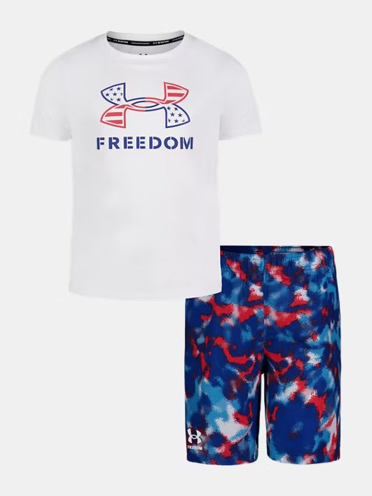 UA Freedom Camo - White