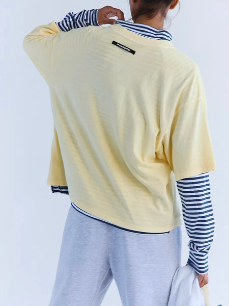 Free People Tackle Tee - Sunlit Yellow