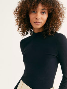 Free People The Rickie Top- Black