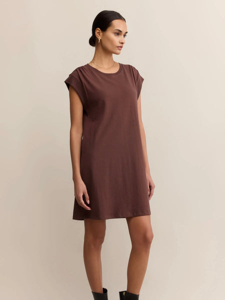 ZSupply Routine Shift Mini Dress - Sandalwood