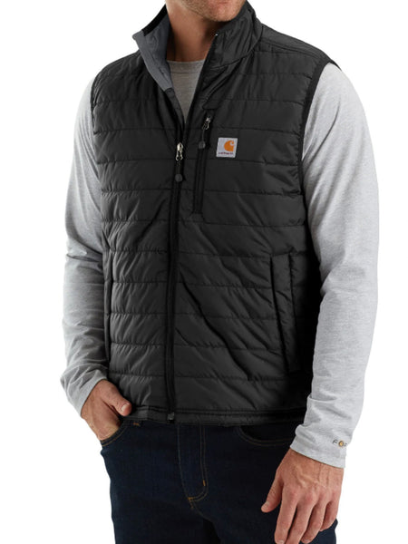 Carthartt Men’s Rain Defender Insulated Vest - Relaxed Fit - Black