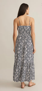 Zsupply Toluca Ynez Floral Maxi Dress - Eclipse