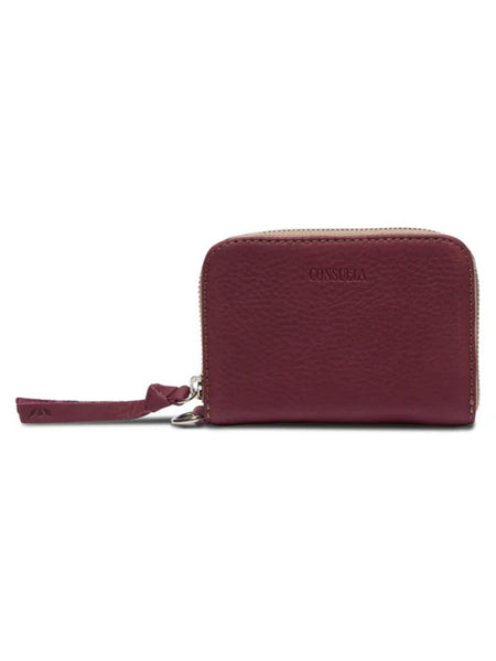 Plum Zippy Wallet