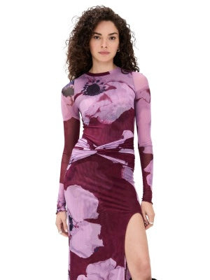 Free People Gianni Maxi Dress - Violet Siren Combo