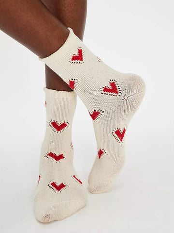 Free People Cupids Bow Socks - All