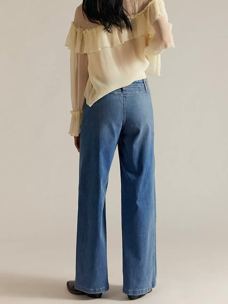Free People Libre Wide Leg Jeans - Goodie Goodie
