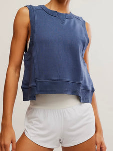 Free People Intercept Tank - Midnight Navy