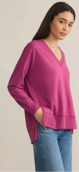 ZSupply Modern V-Neck Weekender - Magenta