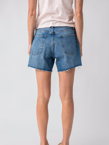 ZSupply Everyday High Rise Denim Shorts- Vintage Indigo