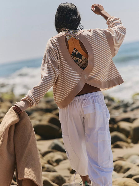 Free People My Time Textured Layer - Sandy