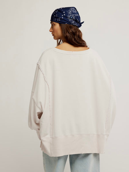 Free People Graphic Camden Sweatshirt - Highland Cow Combo