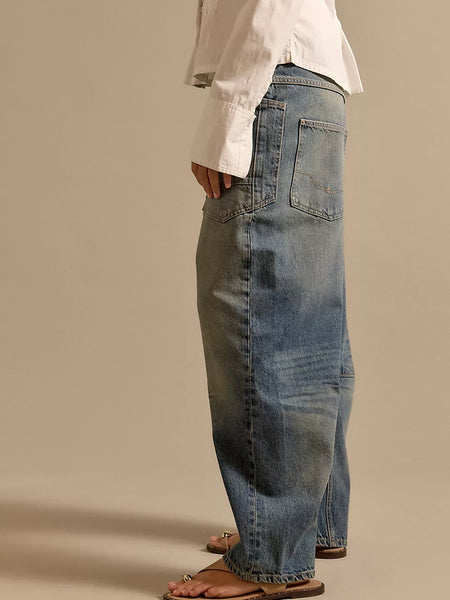 We The Free Minimalist Moxie Barrel Jeans- High Hopes