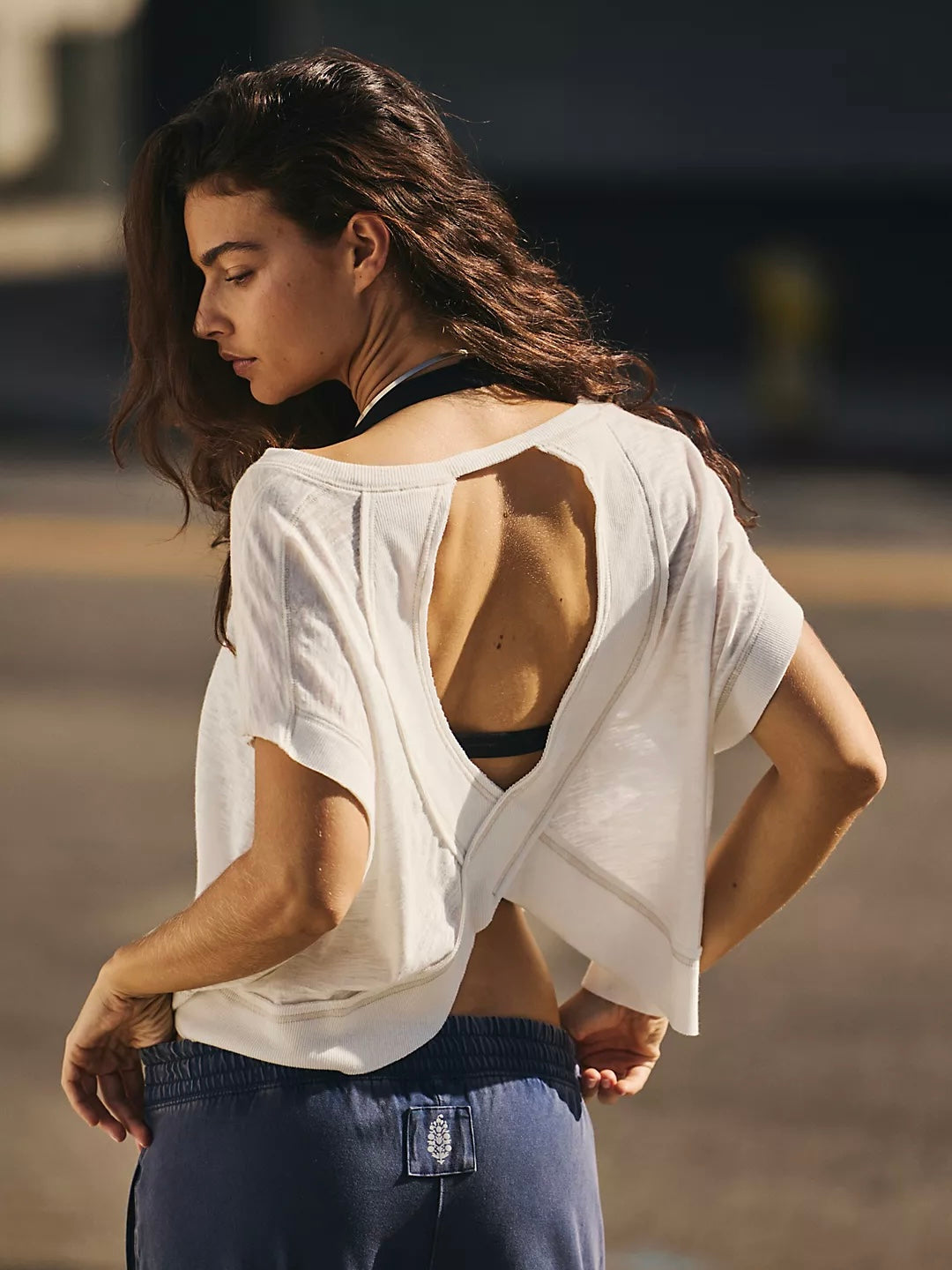 Free People My Time Tee- White