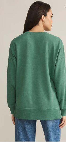 ZSupply Modern V-Neck Weekender - Botanical Green