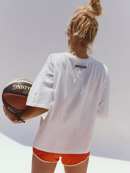 Free People Tackle Tee - White