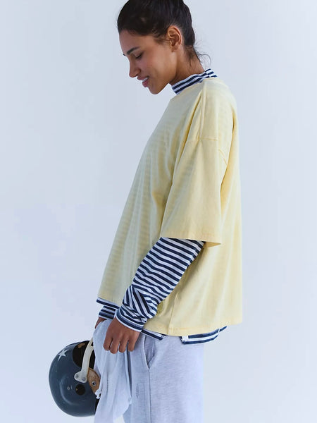 Free People Tackle Tee - Sunlit Yellow