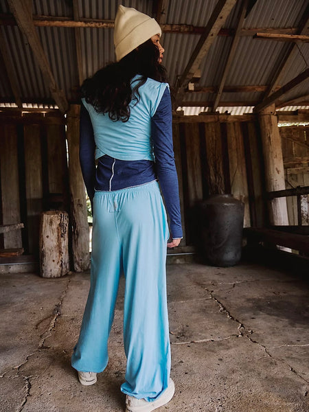 Free People Hot Shot Crossover Set - Bright Blue