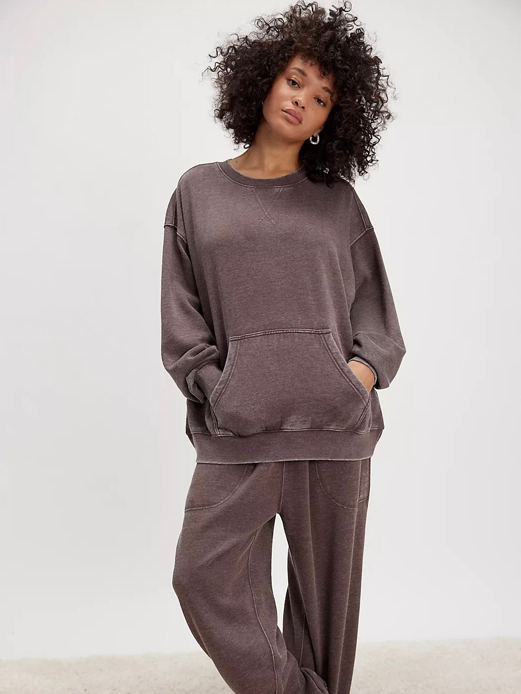 Free People Slow It Down Pullover - French Toast