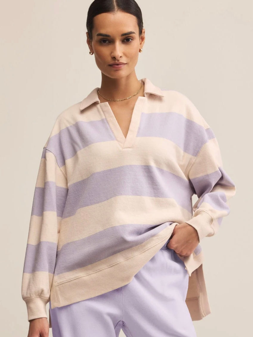 ZSupply Rugby Henley- Lavender Ice