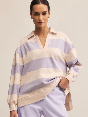 ZSupply Rugby Henley- Lavender Ice