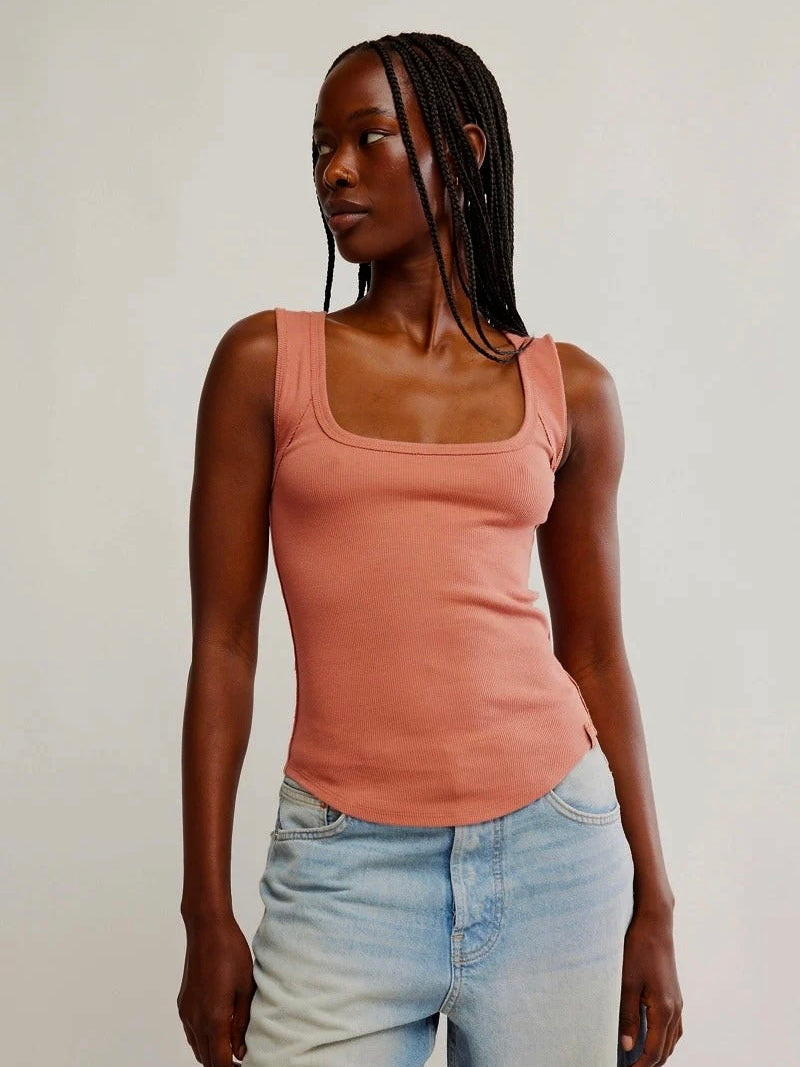 Free People Hummingbird Tank- Cedarwood