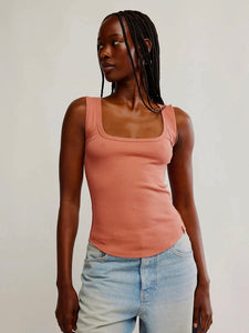 Free People Hummingbird Tank- Cedarwood