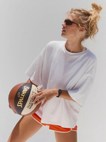 Free People Tackle Tee - White