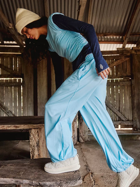 Free People Hot Shot Crossover Set - Bright Blue