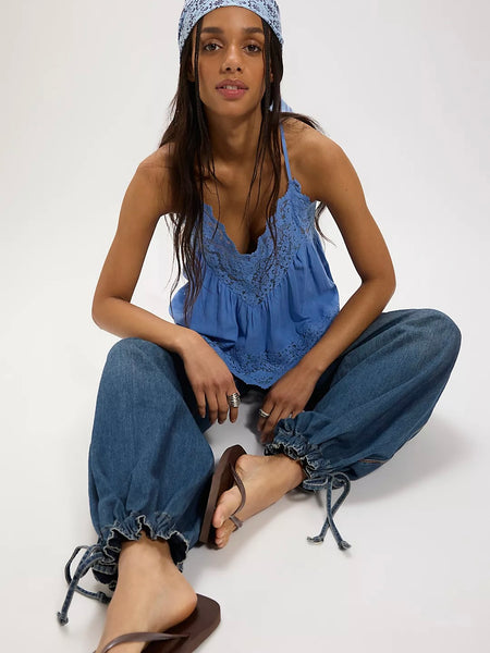 Free People Lotus Balloon Jeans- Juno