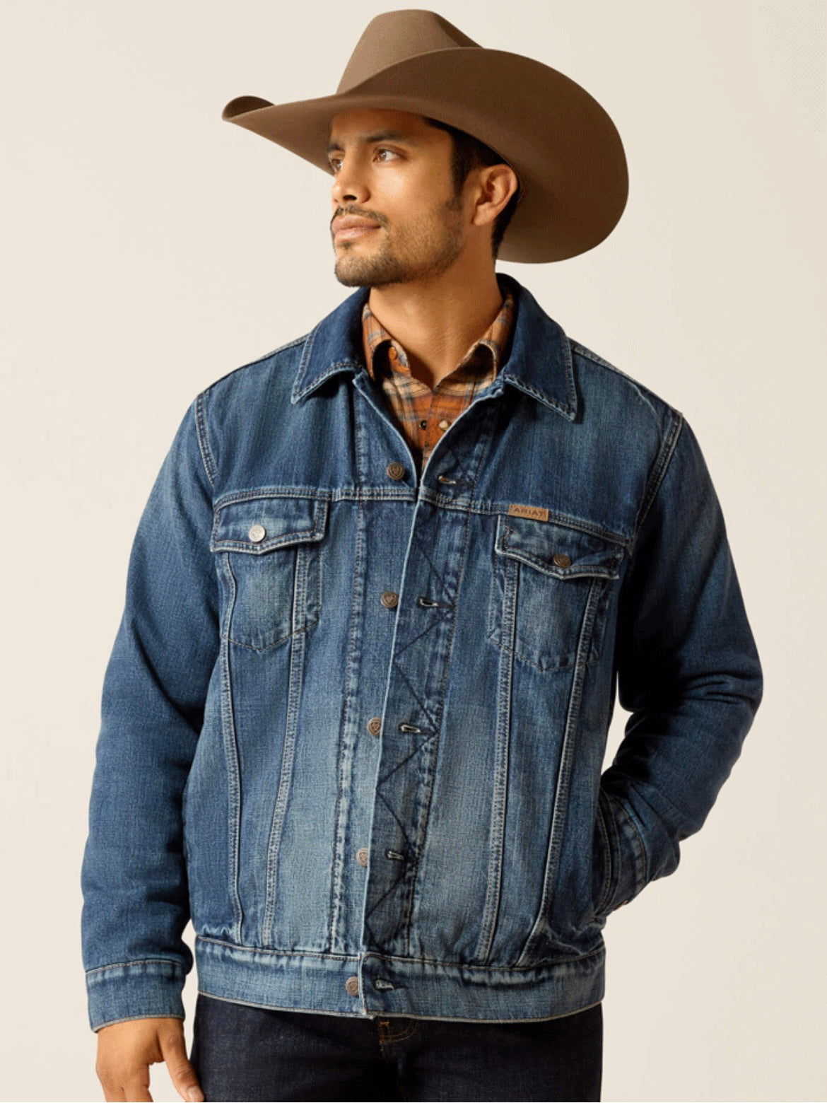 Ariat Blanket Lined Trucker Jacket - Victor