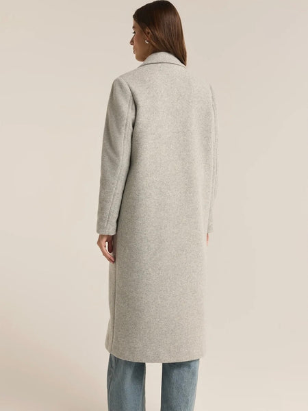 ZSupply Conway Plush Coat - Classic Heather Grey