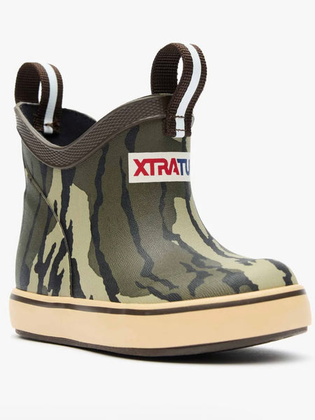 XtraTuf Kids’ Ankle Deck Boot - Mossy Oak® Bottomland