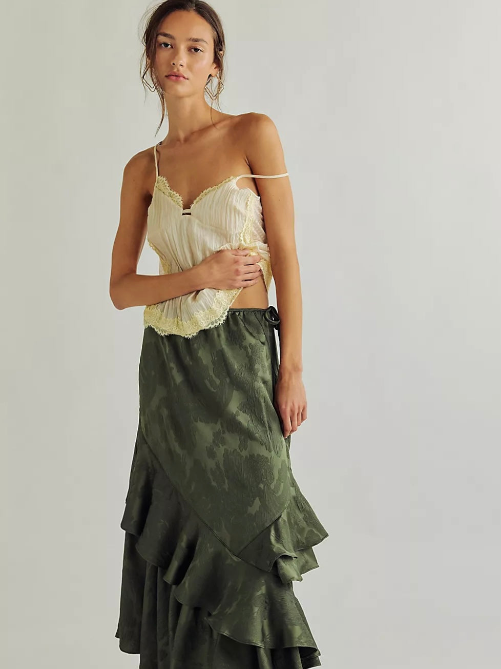 Free People Autumn Promenade Maxi Skirt - Adventurer