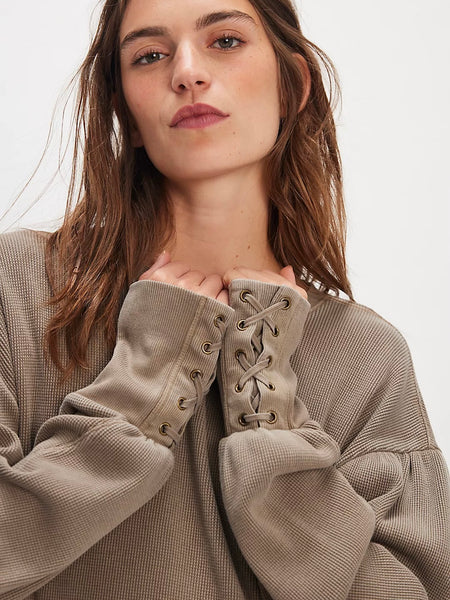 Free People Lapis Cuff - Fossil Dune