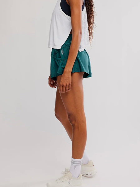 Free People Get Your Flirt On Shorts - Evergreen