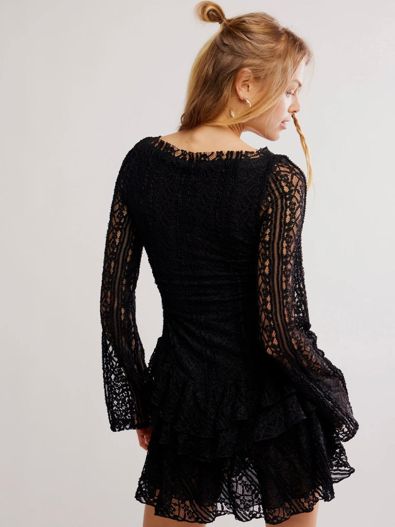 Free People Tabby Mini Dress - Black Davis Country Store Free People Tabby Mini Dress - Black Davis Country Store