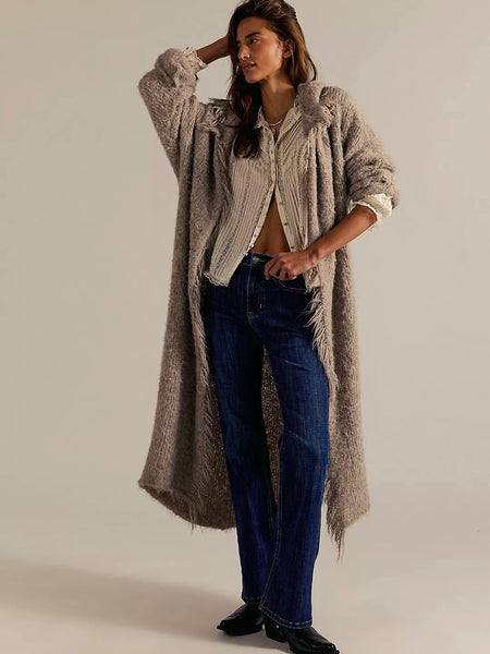 Free People Double Knot Straight Bootcut Jeans - Aegean