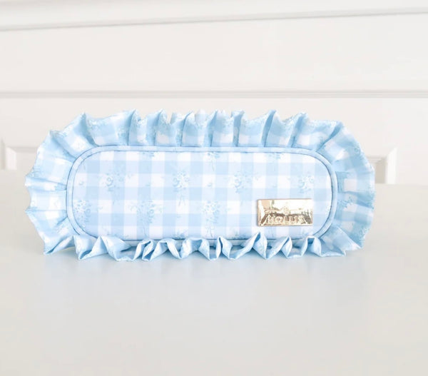 Hollis Ruffled Nylon Pencil Bag - ALL