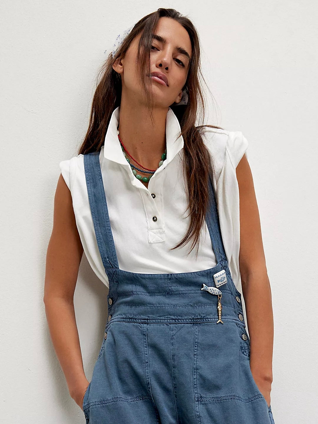 Free People We The Free Keep On Polo - Ivory