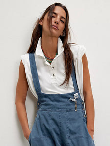 Free People We The Free Keep On Polo - Ivory
