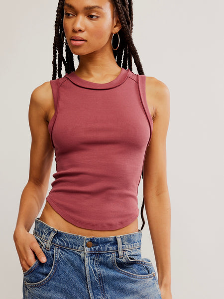 Free People Kate Tee- Wild Ginger