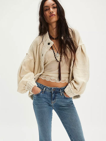 Free People Cute In This Cardi - Tea