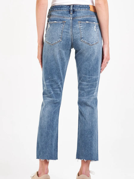 Blaire High Rise Ankle Slim Straight Jeans Central Avenue